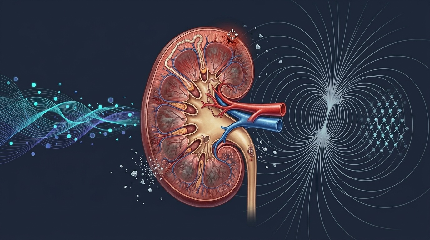 Surgical Kidney Stress and Quantum Magnetic Sensing Mapping
